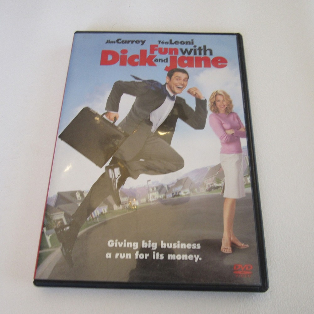 Fun with Dick and Jane DVD Jim Carrey Tea Leoni 2005 Comedy Movie Widescreen